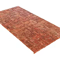 floor tile red floor tile 3d model