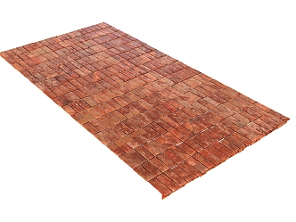 floor tile red floor tile 3d model