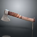 Tomahawk Axe Wooden Axe Handle Axe Mountain Axe Chopping Wood Axe Chopping Wood Axe Magic Axe 3d model