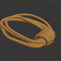 Hemp rope string daily necessities daily necessities 3d model
