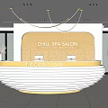 Front Desk Front Office Lobby Office Lobby 3d model