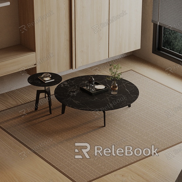 Modern coffee table model