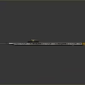 Tactical Weapon With Retractable Metal Blade Yellow Black Handle And Safety Lock