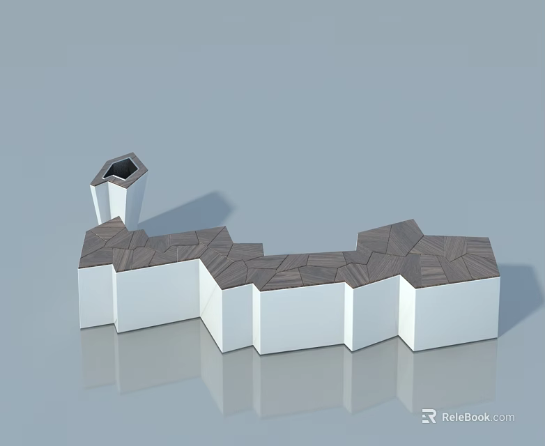 Modern Hinged Door Design For Interior With Smooth Surface And White Finish 3d model