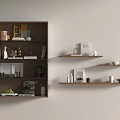 Minimalist Wall Mounted Shelving Unit With Multi Tier Storage For Books Decor And Ornaments