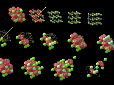 Innovative Medical Devices Featuring 3D Molecular Structures and Colorful Atomic Models 3d model