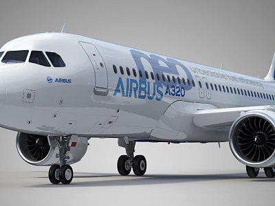 Airliner A320 Airliner Interior Airliner Cab Airliner Cab First Class Economy Class Airliner 3d model