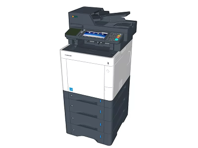 Office All in One Printer with Copy Scan Print Fax Functions for Business Use 3d model