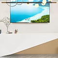 Modern Hall Reception Lobby 3d model