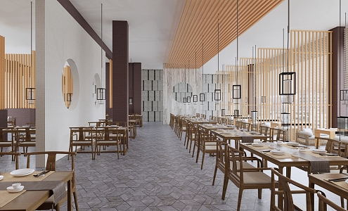 New Chinese Restaurant 3d model