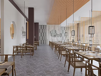 New Chinese Restaurant 3d model