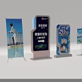 Shower Sauna Promotional Signboards With Modern Advertising Display Design