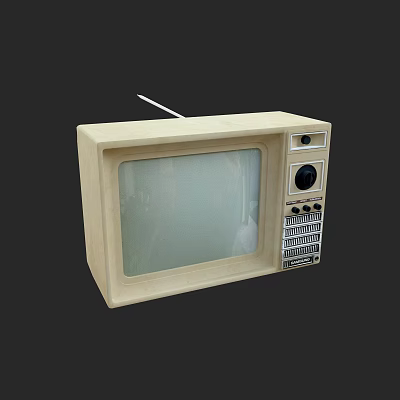 Modern TV Old TV 3d model