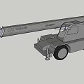 Industrial Heavy Duty Crane Utility Vehicle with Long Boom and Cab Design