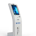 Bank of China Commercial Self service Queue Management Kiosk With Touch Screen Interface
