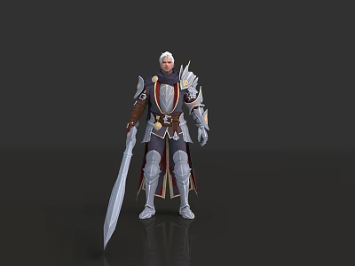 Knight Swordsman Medieval Knight Armor Armor European Armor Swordsman Heavy Armor Warrior 3d model