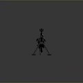 Heavy Machine Gun With Tripod Stand Black Metal Body And Red Accent Details
