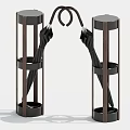 Umbrella stand umbrella frame 3d model