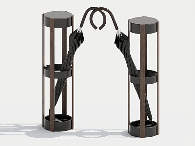 Umbrella stand umbrella frame 3d model