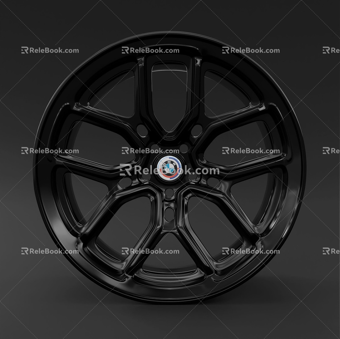 Hyundai car car parts wheel hub 3d model