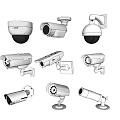 Projection Monitoring Surveillance Cameras Various Types for Indoor Outdoor Security