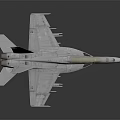 Modern Fighter Next Generation Aircraft 3d model