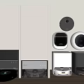 Smart Machines Including Robotic Vacuum Cleaners Smart Storage Cabinets And Intelligent Appliances At Home