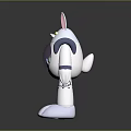 Robot Assistant Small Robot Butler Robot Butler Figure Game Figure 3d model