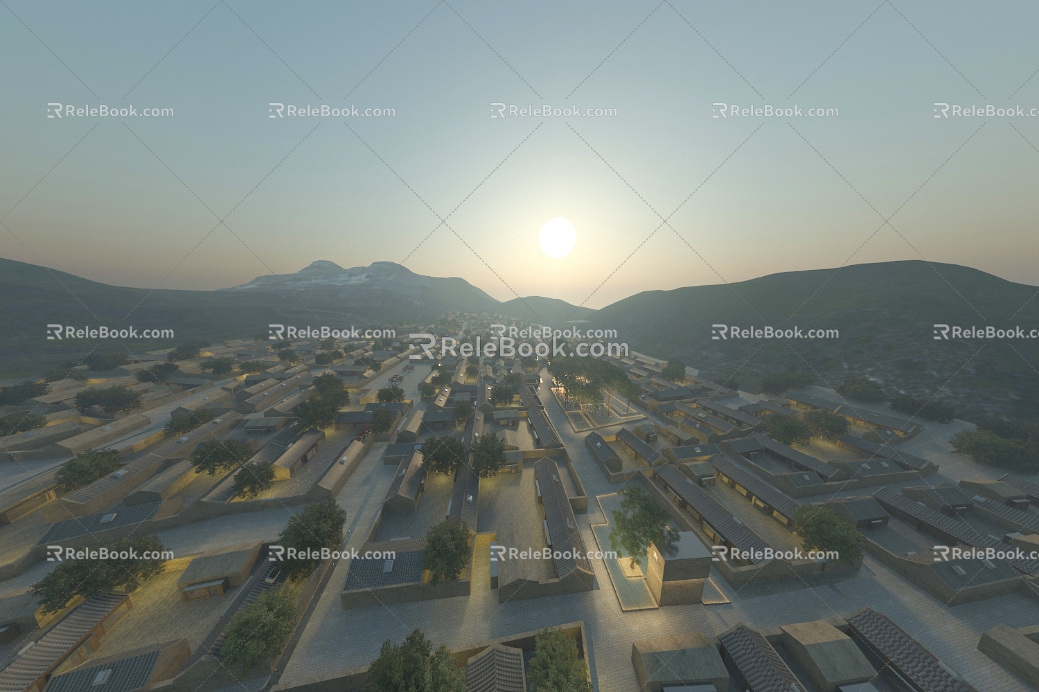 Realistic Ancient Building Ancient City Animation Ancient Town Aerial View of Ancient Town Aerial View of Ancient Sailing Ancient City Wall Ancient Pagoda Ancient City Chi Imperial Palace Ancient City Street Aerial View 3d model