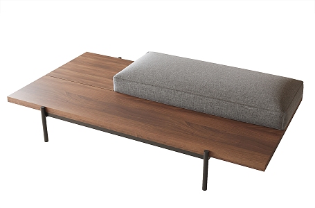 Modern bench 3d model