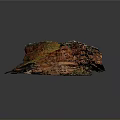 Detailed Red Rock Terrain 3D Model With Colorful Layers And Natural Texture