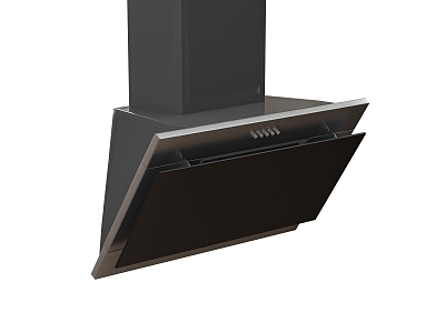 Range hood gas stove 3d model