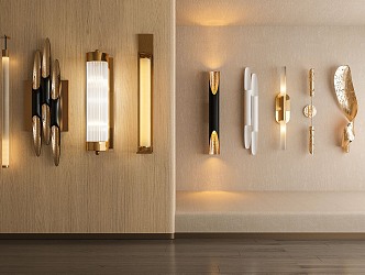 Light Luxury Wall Lamp 3d model