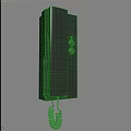 Visual Access Control Visual Telephone Video Telephone Access Control Intercom System Building Video Intercom System Electronic Equipment Intelligent Electronics 3d model