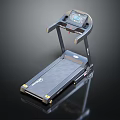 Modern Digital Treadmill Fitness Equipment With LCD Display And Running Belt