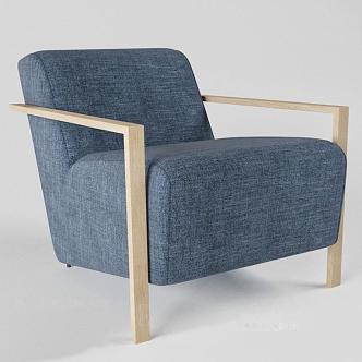 Single sofa 3d model