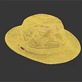 Camouflage Print Wide Brim Hat with Adjustable Strap and Outdoor Fashion Design