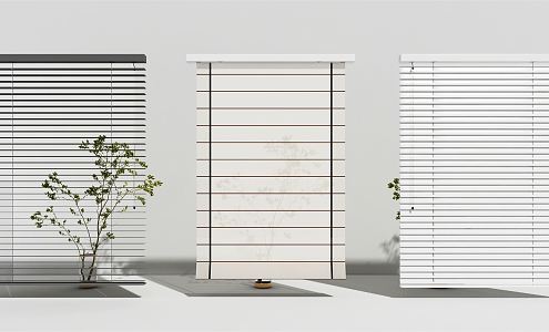 Modern venetian blinds 3d model