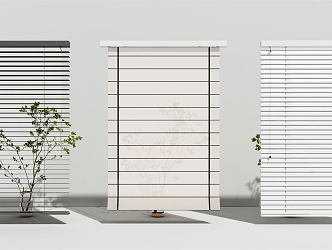 Modern venetian blinds 3d model