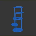 Multi Level Wooden Cat Tree With Platforms For Pet Home Living