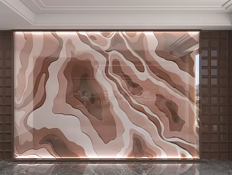 background wall 3d model