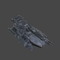 Sci-fi Scorpion Heavy Anti-Gravity Tank 3d model