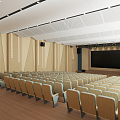 Modern Conference Hall Report Hall 3d model