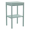 Light Green Modern Console Table With Drawer And Open Shelf For Entryway