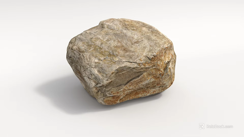 Textured Natural Stone and Wood Elements for Modern Interior Design Projects 3d model