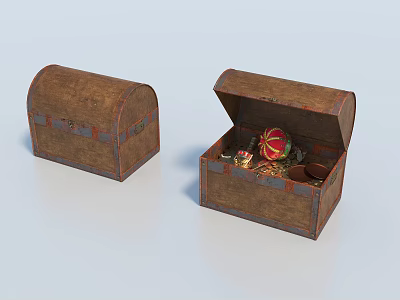 Modern Chest Wooden Chest Chest 3d model Modern Chest Wooden Chest Chest 3d model