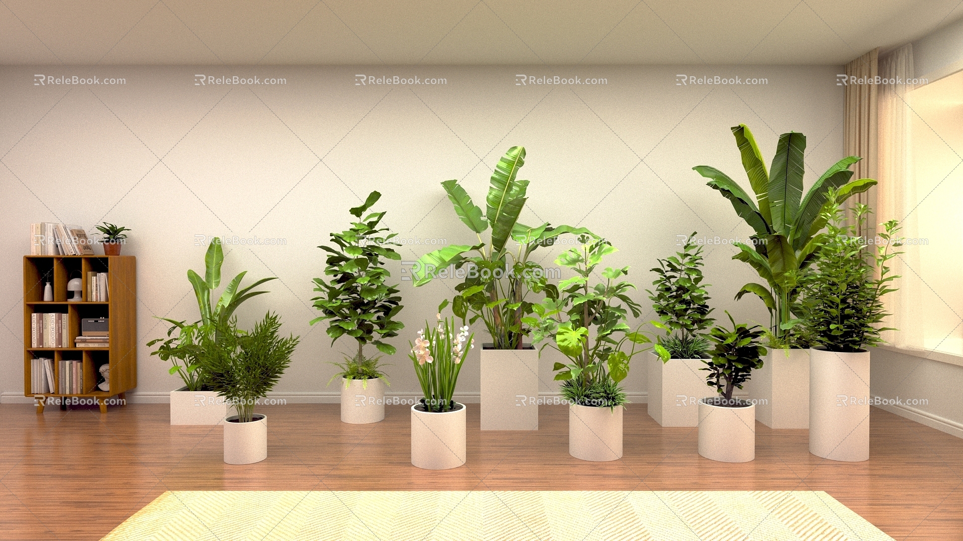 Modern Potted Plants Potted Plants Green Plants Flowers Plants Characters Animals Plants 3d model