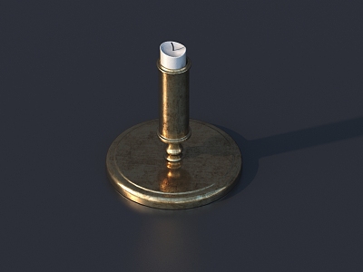 Modern Candle Holder 3d model