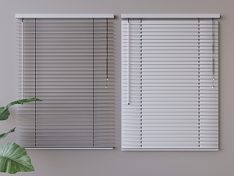 Venetian blinds Roller blinds Lifting blinds Curtain draw blinds 3d model