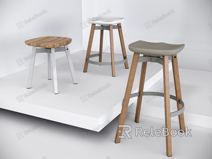 Modern Bar Stool Bar Chair model